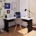 Ver imagem 3 de Mesa Angular New City MDP 135cm Cinza Cristal Gebb Work