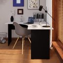 Ver imagem 1 de Mesa Angular New City MDP 135cm Cinza Cristal Gebb Work