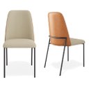 Ver imagem 1 de Kit 2 Cadeiras Estofadas Lucy Aço Carbono 