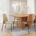 Ver imagem 2 de Kit 2 Cadeiras Estofadas Lucy Aço Carbono 