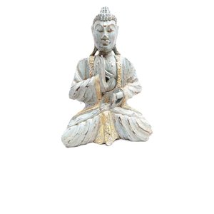 BUDA BALI AZUL DOURADO 25CM