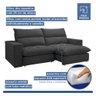Sofá Retrátil e Reclinável Martinho Boucle Cinza 2,30m - 5