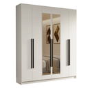 Ver imagem 3 de Guarda-Roupa Casal 6 Portas Batentes com Espelho Saturno Madesa