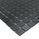 Ver imagem 4 de Pastilhas de Vidro Preta Cristal Brilhante Cozinha Banheiro Piscina 30x30cm