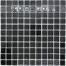 Pastilhas de Vidro Preta Cristal Brilhante Cozinha Banheiro Piscina 30x30cm - 5