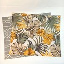 Ver imagem 1 de Kit Americano 6 Lugares, 40x48 Dupla Face Estampado Floral com 6 Guardanapos 40x40 100% Algodão