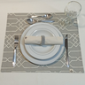 Kit Americano 6 Lugares, 40x48 Dupla Face Estampado Floral com 6 Guardanapos 40x40 100% Algodão - 3