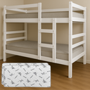 Ver imagem 1 de Beliche Petra com Colchões D33 Luxo Cor:branco