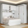 Guarda Roupa Casal Compacto 6 Portas 7 Nichos 5 Gavetas Paris Santos Andirá - 2