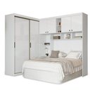 Ver imagem 5 de Guarda Roupa Casal Compacto 6 Portas 7 Nichos 5 Gavetas Paris Santos Andirá