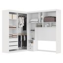 Ver mais imagens de Guarda Roupa Casal Compacto 6 Portas 7 Nichos 5 Gavetas Paris Santos Andirá