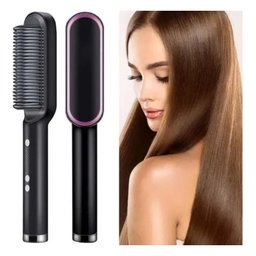Escova Secadora Elétrica Cerâmica Alisa E Modela Profissional - 1
