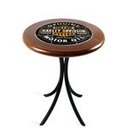 Ver imagem 2 de Mesa Madeira Azulejo 60cm - Bistrô Fixa 78cm - Natural - Harley Davidson