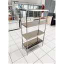 Ver imagem 2 de Estante Aço Inox 170x40x93 com 4 Prateleiras Reforçada