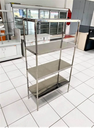 Ver imagem 2 de Estante Aço Inox 170x40x93 com 4 Prateleiras Reforçada