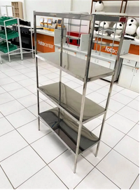 Estante Aço Inox 170x40x93 com 4 Prateleiras Reforçada - 3