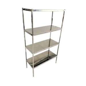 Estante Aço Inox 170x40x93 com 4 Prateleiras Reforçada