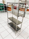 Ver imagem 3 de Estante Aço Inox 170x40x93 com 4 Prateleiras Reforçada