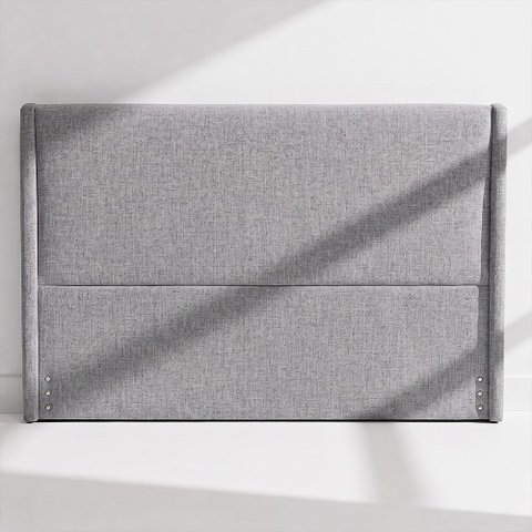 Cabeceira Queen 170cm Soft Lisa Linho Cinza - Sallar Home