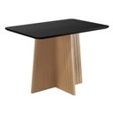 Ver imagem 1 de Mesa para Sala de Jantar 120cm x 90cm Isa Marrom/Mel/Preto