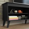 Rack para Tv até 65 Polegadas com Pés Preto Turim Madesa - 7