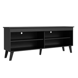 Rack para Tv até 65 Polegadas com Pés Preto Turim Madesa - 5