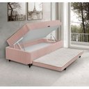 Ver imagem 3 de Cama Box Solteiro 3 em 1 New Magnifico Teen Colchões Sensor Rosa/Branco
