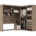 Ver mais imagens de Guarda Roupa Ponte Casal 232cm 6 Portas 5 Gavetas 7 Nichos Compacto Paris Santos Andirá