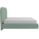 Ver mais imagens de Cama Queen Flutuante com Cabeceira 160cm Aura W01 Linho Verde Menta - Lyam Decor