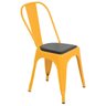 Cadeira Iron Tolix design industrial com almofada - 1