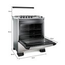 Ver imagem 3 de Fogão Mueller 5 Bocas Mesa de Vidro Inox - Decorato Vetro G3