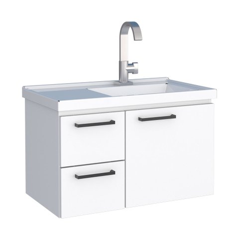 Gabinete para Banheiro em Aço Romã Branco - Cozimax