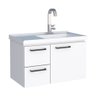 Gabinete para Banheiro em Aço Romã Branco - Cozimax - 1