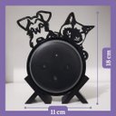Ver imagem 6 de Suporte de Alexa Echo Dot 3 "schnauzer e Gato"
