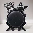 Ver imagem 3 de Suporte de Alexa Echo Dot 3 "schnauzer e Gato"