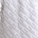 Ver imagem 2 de Manta Microfibra Flannel Relevo Jacquard Casal 2,20m x 2,40m 260g-m² Off White Buettner