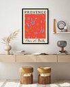 Ver imagem 1 de Quadro Decorativo Provence Flower Market - 70x50cm:moldura Branca