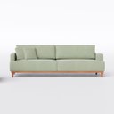 Ver imagem 1 de Sofá Living Doha 2,28m em Linho Columbia Premium Verde Militar - Home Mobily