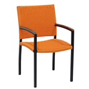 Ver imagem 1 de Poltrona Cadeira de Jantar Varanda em Alumínio e Corda Náutica