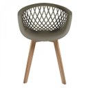 Ver imagem 5 de Cadeira para Sala de Estar Apoio Braços PP Web Wood 