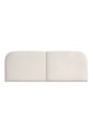 Ver imagem 4 de Painel Cabeceira de Cama Box Luna Casal Viúvo 128X Veludo:Veludo Bege