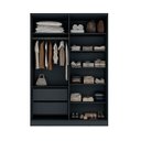 Ver imagem 3 de Roupeiro Modulado Ravi em Mdf 243,5cm 7 Portas Reflecta Grafitto 1110