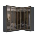 Ver imagem 2 de Roupeiro Modulado Ravi em Mdf 243,5cm 7 Portas Reflecta Grafitto 1110