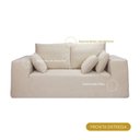 Ver imagem 3 de Sofá Modular 2 Lugares em Bouclé Bege