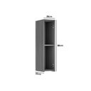 Ver imagem 3 de Armário Aéreo P/ Cozinha Rainha 1 Porta 20cm Nature - Nesher