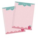 Ver imagem 2 de Caderno Smart Colegial Hello Capa com Aroma de Morango C/fls Tira e Põe Dac 4482