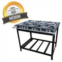 Ver imagem 1 de Fogão de Cozinha Industrial 6 Bocas Queimador 30 Cm Sebem