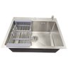 Cuba Gourmet Retangular com Acessórios em Aço Inox Escovado 60x45x22cm - 1