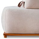 Ver imagem 4 de Sofá 2 Lugares 180cm Ilha Base Madeira Viero S06 Bouclê Bege - Mpozenato