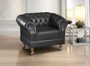 Ver imagem 2 de Poltrona Duque Chest Courano Preto